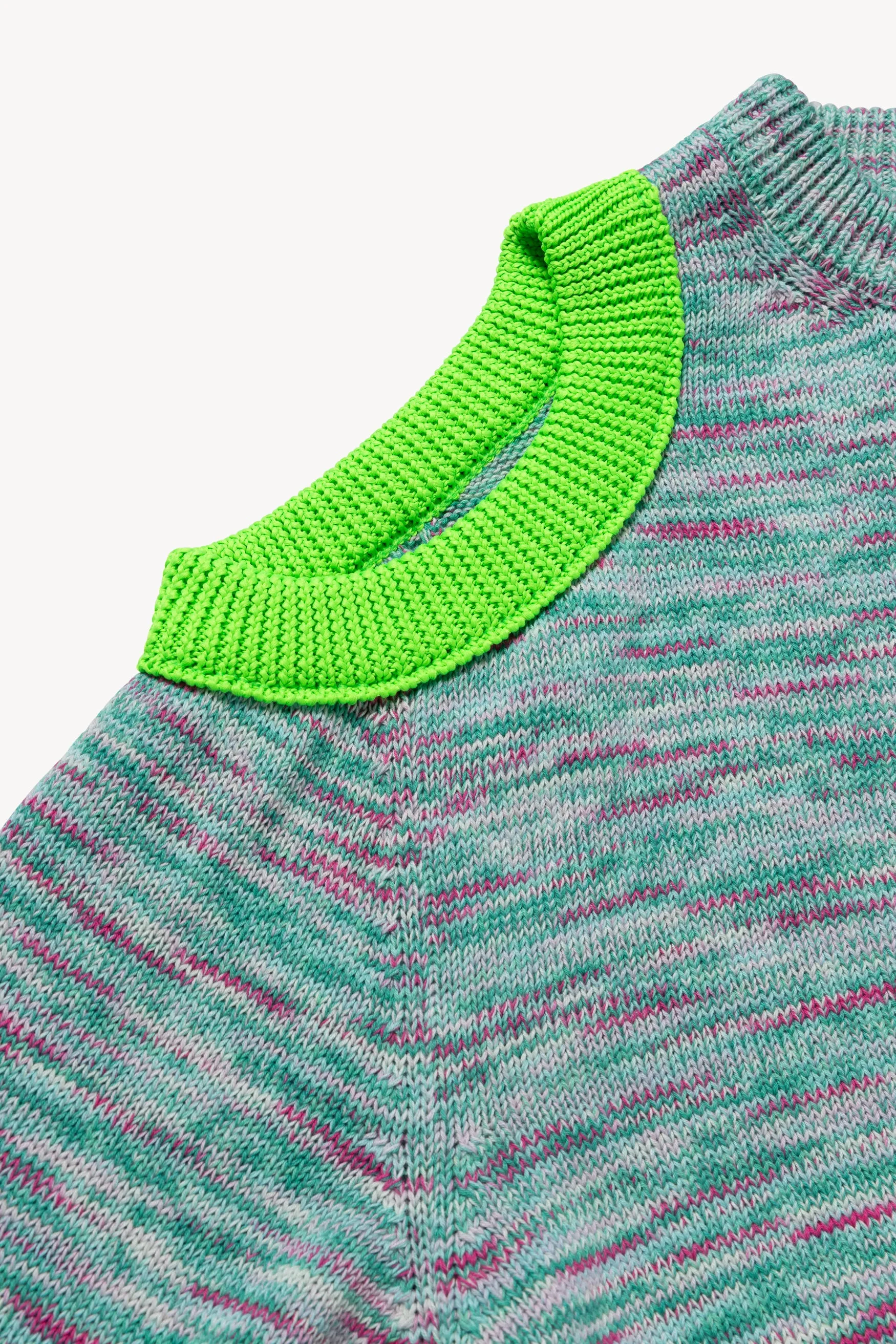 Space Dye Shoulder Hole Knit