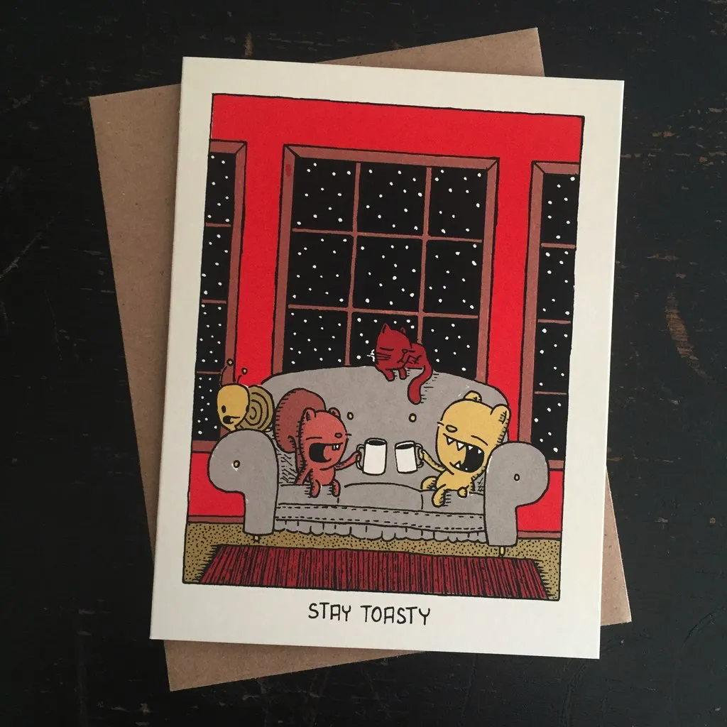 Stay Toasty Holiday Card