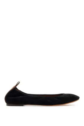 suede ballet flats for FW BAMB02 VESU A24 NOIR