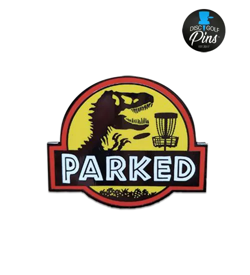 T-Rex Parked Disc Golf Pin