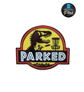 T-Rex Parked Disc Golf Pin