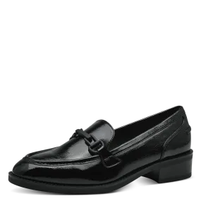 Tamaris Black Patent Loafers