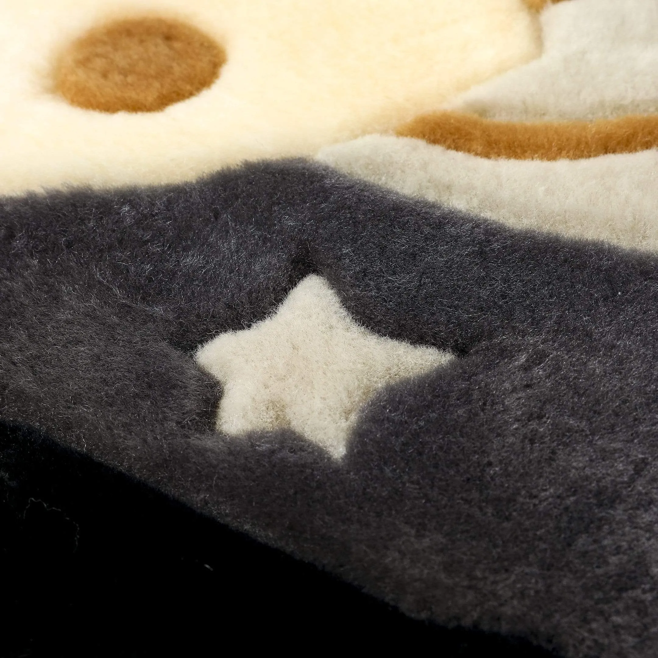 TARRAMARRA Kids Koala/Star Moon/Rocket/Chessboard/Kangaroo Graphic Pattern Wool Cushion