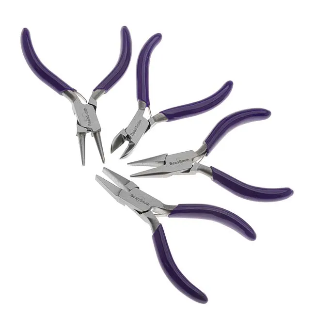 The Beadsmith Micro Mini Jewelry Tool Kit - 4 Plier Set