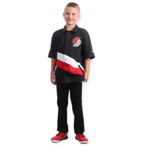Trail Blazers Nike Showtime Youth Black Jacket 