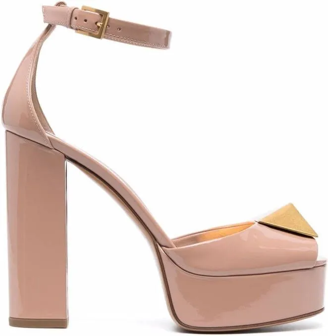 Valentino Garavani Roman Stud heeled sandals Pink