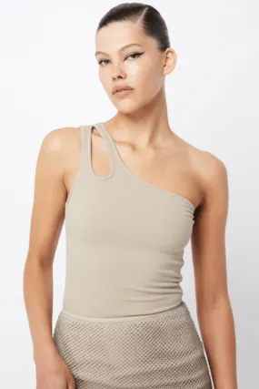 Vice Tank Top Beige