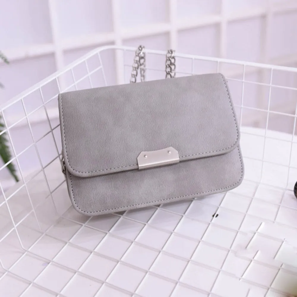 Women Chain Edge Retro Hbag leather Crossbody Shoulder Bag Messenger Bags Casual Hobo Satchel Tote bolsa feminina