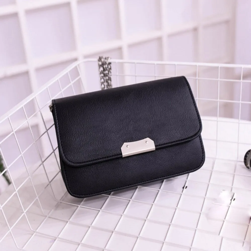 Women Chain Edge Retro Hbag leather Crossbody Shoulder Bag Messenger Bags Casual Hobo Satchel Tote bolsa feminina